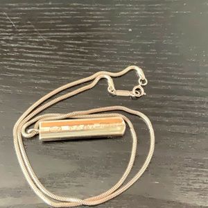 Original Tiffany sterling bar necklace 1837